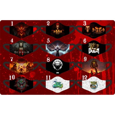 Предпазна маска за лице DIABLO